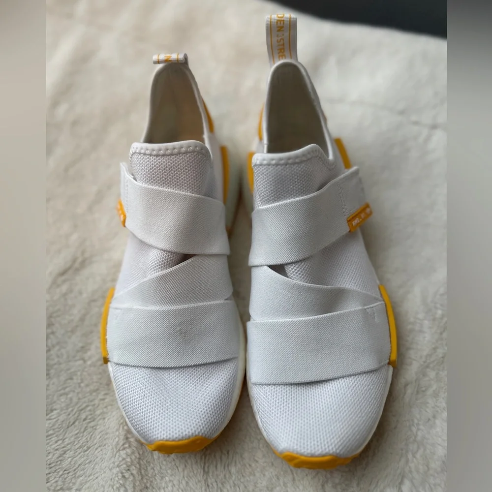 Adidas NMD_R1 Strap White Collegiate Gold - Picture 2 of 6